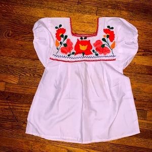 Embroidered shirt for little girl